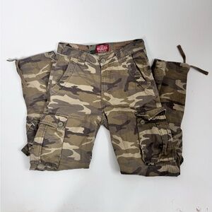 NWOT Matchstick Camo Cargo Pants